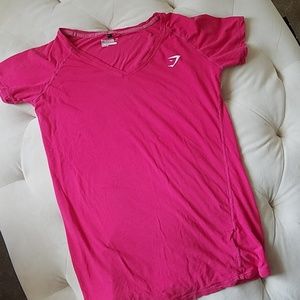 Pink Gymshark Shirt